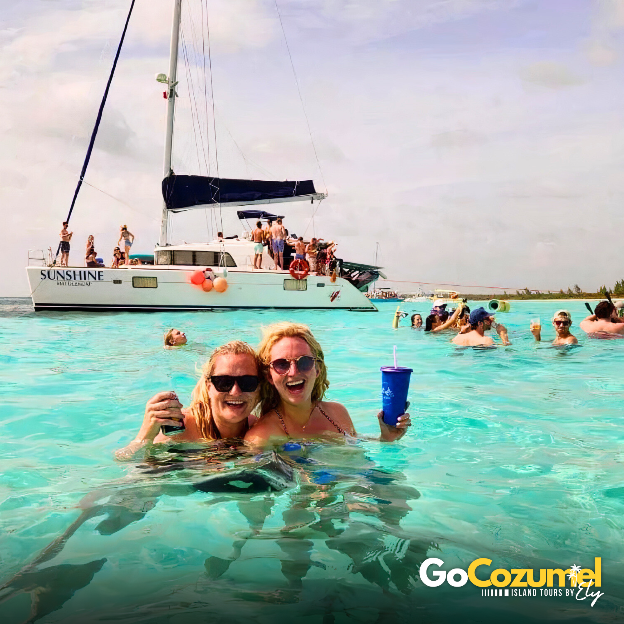 Excursion en Catamaran Privé – Dépôt (20 %) Forfait tout inclus pour un groupe de 1 à 25 pers. (6h)